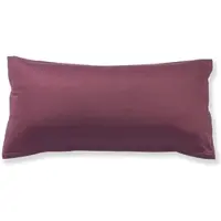 Doris Meyer Uni Interlock Jersey Bettwäsche Kissenbezug einzeln 40x60 cm | bordeaux - rot