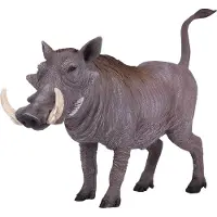 Mojo Fun Warthog, 3 Jahr(e), Wildlife, Grau, Schwarz, Weiß, Polyvinylchlorid (PVC)