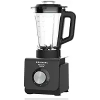 Grunkel BAT-2000 MASTERPRO, Tischplatten-Mixer, 1,5 l, Pulsfunktion, 2000 W, Schwarz, Transparent