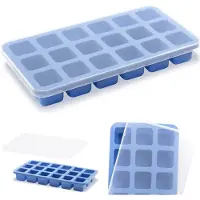 Bar up Eiswürfelform mit Deckel,, Blau, 217x114x(H)30mm