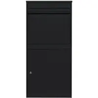 MonsterShop XL Anti-Diebstahl Paketkasten - Schwarz