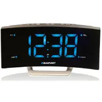 Blaupunkt CR7BK, Uhr, Analog & Digital, FM, PLL, LCD, 4,7 cm (1.85"), Blau