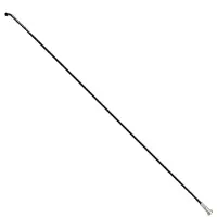 P2r Flache Edelstahlspeiche mit abgewinkeltem Kopf und Muttern Sapim 278 mm