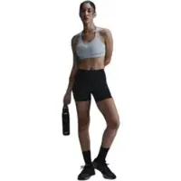Nike Swoosh gepolsterter Sport-BH mit mittlerem Halt - Blau |Größe L