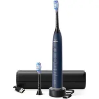 Philips Sonicare 7100 series 7100 HX7423/01 Wiederaufladbare Zahnbürste, Erwachsener, Schallzahnbürste, Sensibel, Zahnfleischpflege, Whitening, 62000 Bewegungen pro Minute, Blau, 2 min, 4 x 30 sec