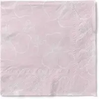 Mank Tissue Serviette Nicole in Rosa, 33 x 33 cm, 3-lagig, 100 Stück - Frühling Floral Blumen