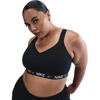 Nike Indy High Support gepolsterter verstellbarer Sport-BH Damen 011 - black/black/white 3X