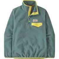 Patagonia - Fleecejacke mit Stehkragen und Druckknöpfen – Damen / Frau – W's LW Synch Snap-T P/O Blue Sage - W's LW Synch Snap-T P/O