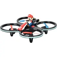 Carrera RC Mini Mario-Copter, ferngesteuerter Quadrocopter | 2.4 GHz Fernsteuerungstechnik | inkl. Akku und Batterien | Einfach zu Fliegen | Auto Start- und Landefunktion | automatische Höhenkontrolle