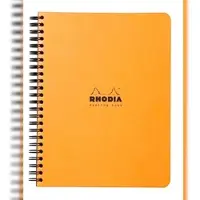 Rhodia 5x Meeting Book A5+, mit Doppelspirale, 80 Blatt 90g - Sortiert 19341C