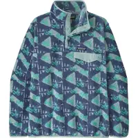 Patagonia Pullover LW Synch Snap-T P/O Damen Jaguar Geo: Blue Sage-XS