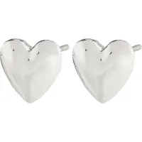 Pilgrim - SOPHIA Heart Earrings - Silver-Plated - 8 mm