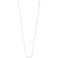 Pilgrim - LOVE Necklace - Silver-Plated - 38 cm + 9 cm Extension Chain