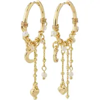 Pilgrim - ARLET Earrings - Gold - 45 mm