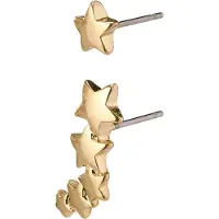 Pilgrim - AVA Star Earrings - Gold-Plated - 20 mm
