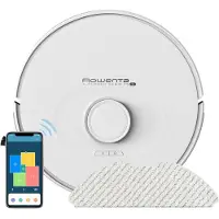 Rowenta X-Plorer Serie 75S Saugroboter RR8567, Beutellos, Weiß, Rund, 3 Rad/Räder, Ladend, 65 dB