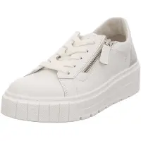 Gabor Damen Plateau Sneaker Weiß/Silver