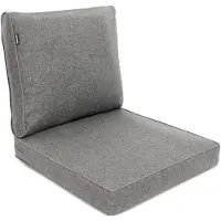 Bomoe Outdoor Loungekissen Set Ilano, 50x50cm, 50x40cm Hellgrau