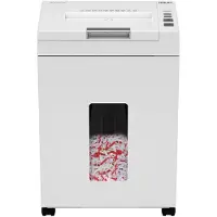 Ideal Aktenvernichter Shredcat 8291 CC, Autofeed, Partikelschnitt 4 x 10 mm, P-4, 21 l, 150 Blatt Schnittleistung, mit Rollen, grau