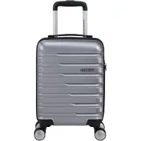 American Tourister Trolley Flashline Spinner Underseater Removable Wheels Sky Silver silberfarben 45cm