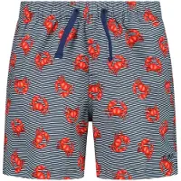 CMP Gestreifte Badehose mit Krebs-Motiv Kinder