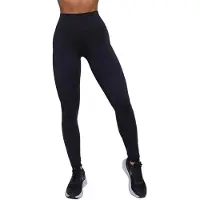 GymBeam Leggings Damen mit hoher Taille und elastischem Material, Schwarz 1 St
