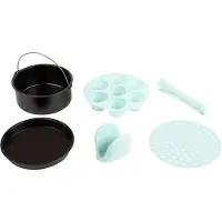 Jata JESA2090, Zubehör-Set, , Schwarz, Mintfarbe, Silikon, Edelstahl, Silikon, 750 g