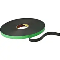 3M Doppelseitiges PE-Schaumstoff-Klebeband mit Acrylat-Klebstoff 9515B, Schwarz, 19 mm x 33 m, 1,5 mm