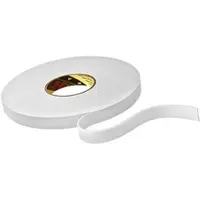 3M Doppelseitiges PE-Schaumstoff-Klebeband mit Acrylat-Klebstoff 9515W, Weiß, 15 mm x 33 m, 1,5 mm