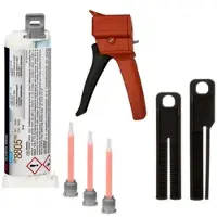 3M Starter Set: 1x Scotch-Weld 2-Komponenten-Konstruktionsklebstoff EPX System DP8805NS, grün, 45 ml 1x S•K•S Handgerät für EPX 38 bis 50ml Kartuschen inkl. Vorschubkolben 2:1 & 10:1, 3x Mischdüse