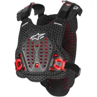 Alpinestars A-5 Plasma Brustprotektor Schwarz Rot Weiß Größe XS-S
