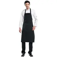 Chaud Devant Warm Vorderseite 53697 Schürze Schwarz W100 - L100