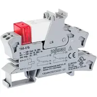 Wago 788-616 Relaismodul,Eingangsnennspannung AC 230 V,2 Wechsler,grau 788616
