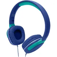Celly KidsBeat 2 Kopfhörer, Lautstärke begrenzt auf max. 85 dB, 3,5-mm-Anschluss, blau