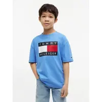 Tommy Hilfiger T-Shirt Heritage KB0KB10340 Blau Regular Fit
