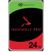 Seagate IronWolf Pro ST24000NT002, 24 TB, 7200 RPM, 512 MB, 3.5", Serial ATA III