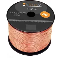 Libox Lautsprecherkabel 2x2,50