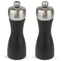 Peugeot Salz- & Pfeffermühle Fidji Matt Schwarz/Inox 15 cm