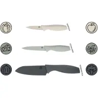 MasterChef Küchenmesser Set, Messerset ink. Kochmesser, Gemüsemesser & Schälmess