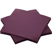 Duni Bio Dunisoft Serviette 20 x 20 cm Plum, 2880 Stk/Krt (16 x 180 Stk)