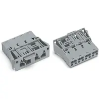 Wago 770-754 Snap-In-Stecker,4-polig,Kod. B,grau 770754 - 100 Stück