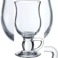 Pasabahce 44159 Irisch Coffee Gläser mit Griff Henkel Kaffee, 4er Pack, Teegläser