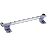 Krause Alu-Rundrohr für RegalLeiter-Schienenanlage STABILO Professional, 3000 mm lang, Ø 30 mm, eloxiert