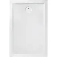 Hoesch Muna S Mineralguss-Duschwanne 4278.715 80 x 75 x 3 cm, Schiefergrau, Antirutsch