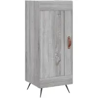 Helloshop26 Buffet Sideboard Kommode Kleiderschrank Aufbewahrungsmöbel Organizer Küche Wohnzimmer Sonoma 34,5 x 34 x 90 cm