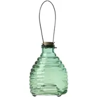 MARELIDA Wespenfänger HONIGTOPF Wespenfalle geriffeltes Glas D: 13cm grün