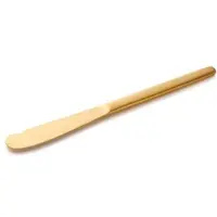 WAS Germany 24x Buttermesser ALEX GOLD, mit gold, matte PVD Beschichtung, 18 cm, Chromnickelstahl 18/10
