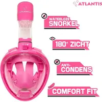 Atlantis Schnorchelmaske 2.0 Full Face Mask Pink Kinder