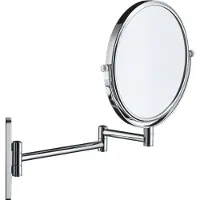 Duravit Kosmetikspiegel D-Code 20,3x31x33cm, 3-fach-Vergrößerung, chrom