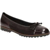 Gabor 74.100 Ballerinas - Damen Halbschuhe - Slipper braun Elegant NEU